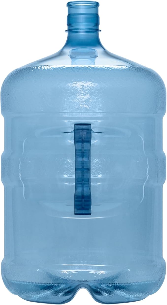 Brio B.P.A. Free 5 Gallon Plastic Crown Cap Reusable Water Bottle Container