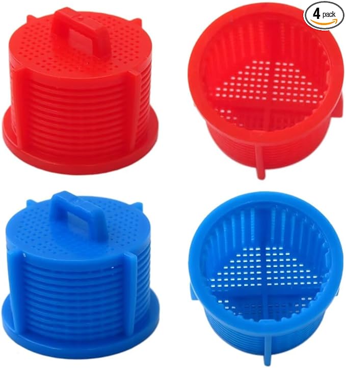 Premium 4Pcs AGM73269501 Washer Water Inlet Valve Filter Screen for L-G Washing Machine - Replaces WM5000HWA, WM9000HVA, WM9000HWA, WM8000HVA, WM2801HLA, WM3070HWA, WM3150HVC, WM3150HWC - AquaVibe