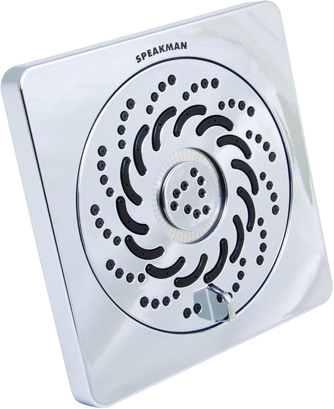 Speakman S-5001-E175 Kubos Exhilaration High Pressure Fixed Shower Head, 1.75 GPM, Polished Chrome