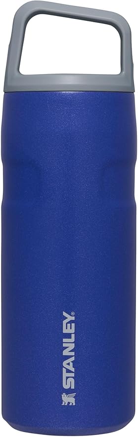 Stanley IceFlow Cap and Carry Water Bottle | Wide Mouth Twist Lid | Lightweight & Leakproof for Travel & Sports | Insulated Stainless Steel | BPA-Free