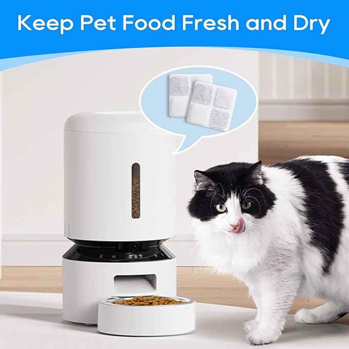 Pet Food Desiccant Bag Replacement Compatible with Petlibro Automatic Pet Feeder, PLAF001, PLAF002, PLAF101, PLAF005, PLAF006, Upgrade Packets Keep Pet Food Dry and Fresh 8 Pack