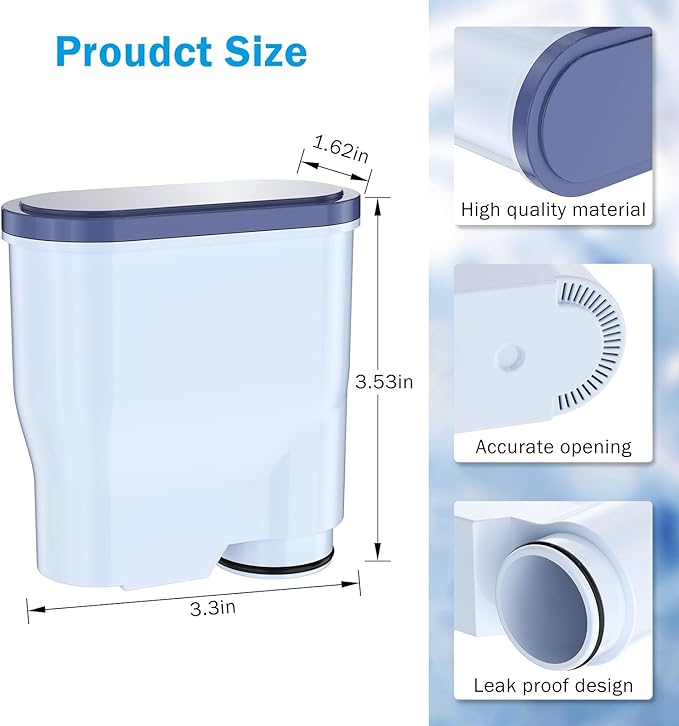 6-Pack ean CA6903 /10/00 /01/22 /47, CA6707 /00/10, CMF009, Philips 2000/3000/ 4000/5000 for Replacement Aquaclean Filter