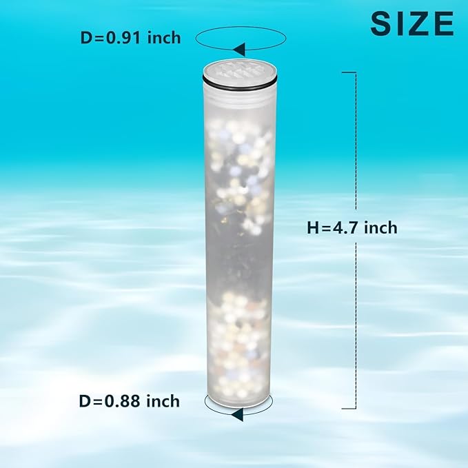 3-Pack Replacement Shower Filter Cartridge Compatible with MakeFit SSJ781,DSSJ781,DSSJ781-01 Filtered Shower Head,Water Softener Filter for Hard Water Reduce Chlorine and Harmful Substances