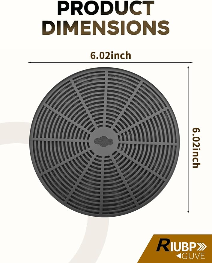 4PCS Range Hood Filter Fit for Hauslane Models for IN-R100SS-30 WM-530SS-30 WM-530SS-36 WM-538SS-30 WM-538SS-36 WM-590SS-30 WM-630SS-30 WM-630SS-36 Black - AquaVibe