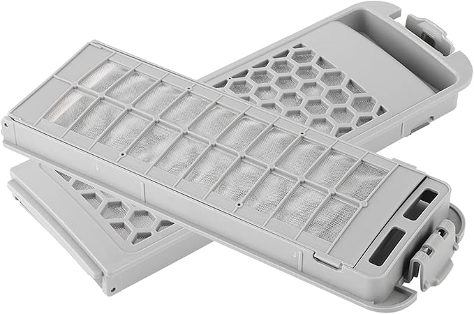 POCREATION Plastic Laundry Lint Filter Trap for Washing Machines - Universal Replacement Filter Box for Top Load & Front Load Washers - Durable Lint Catcher for Home Laundry Rooms - AquaVibe