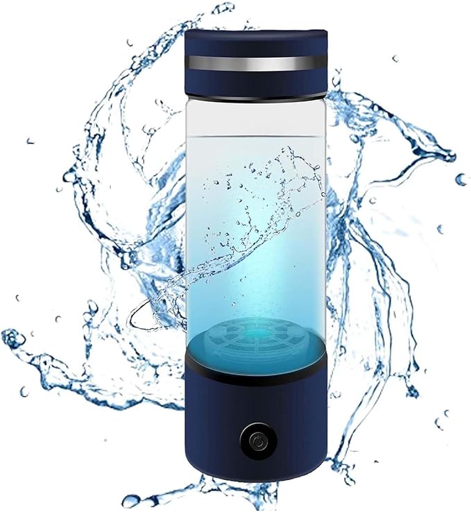 300mL Portable H2 Ionizer Water Machine, Healthy Alkaline Hydrogen Water Maker, with SPE and PEM Technology, 1500ppb Hydrogen Concentration, Sleep Improvement