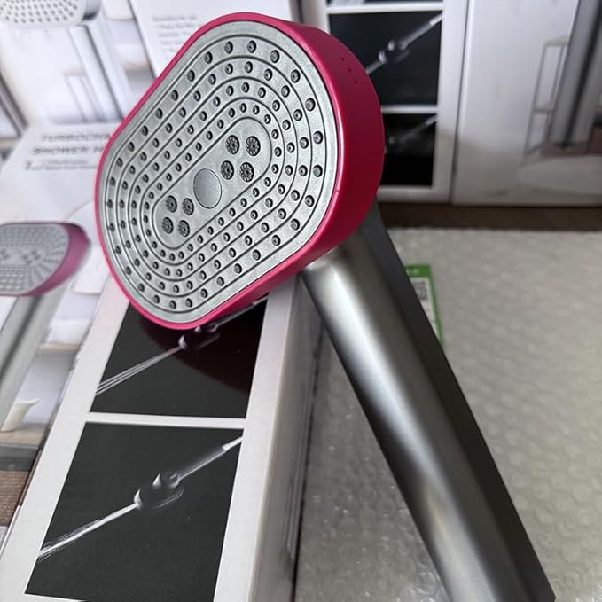 Shower Head with Handheld, High Pressure 6 Spray Mode Showerhead with Filters, Water Softener Filters Beads for Hard Water - Remove Chlorine - Reduces Dry Itchy Skin, Chrome