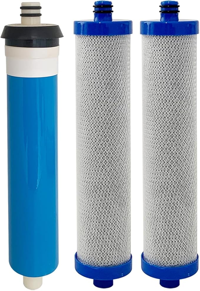 Reverse Osmosis Replacement Filter Kits Compatible with Whirlpool WHER 12 & 18 and Eco Water ERO-350 RO System