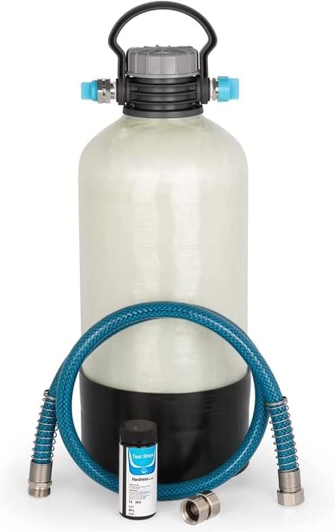 Camco TastePURE Portable Water Softener | Helps Reduce The Hardness of Your RV or Boat's Water | Features a Compact Design (40655)