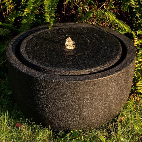 12.60” H Outdoor Water Fountain Made with Eco
