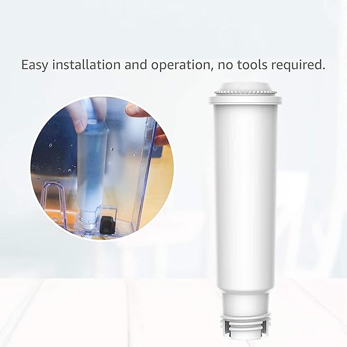 AQUA CREST Coffee-Machine Water Filter, Replacement for Krups F088 Filter, XP5220, XP5240, EA82 and EA9000-Including Various Models of AEG®, Bosch®, Siemens®, Gaggenau®, TÜV SÜD Certified (Pack of 2) - AquaVibe
