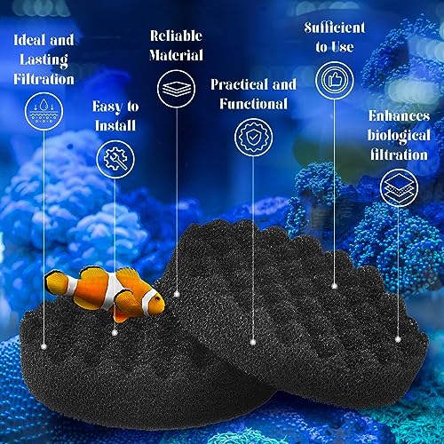 1 Pack Aquarium Filter Pads Bulk Compatible with Fluval Fx4