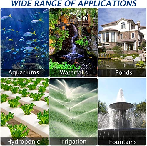 HSP1000N Turtle Shell Submersible Pump with Fountain Jets