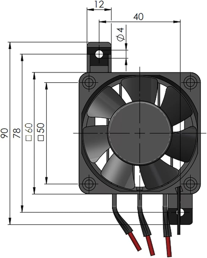 Car Fan Air Heater Thermistor Heating Mini Air Heated Constant Temperature with Fan Interior Heating(24V/350W)