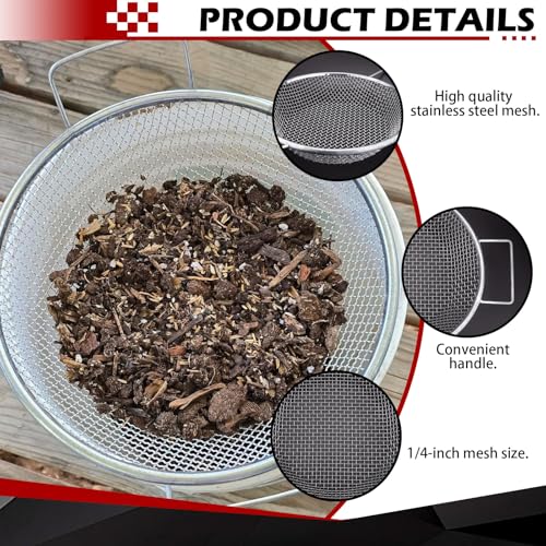 Round Soil Sifter