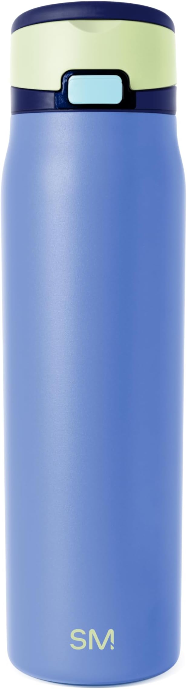 Simple Modern Mesa Loop Water Bottle with Covered Straw and Handle | 24oz Cup Holder Friendly Insulated Stainless Steel Bottles for Travel, Sports and School | Neptune