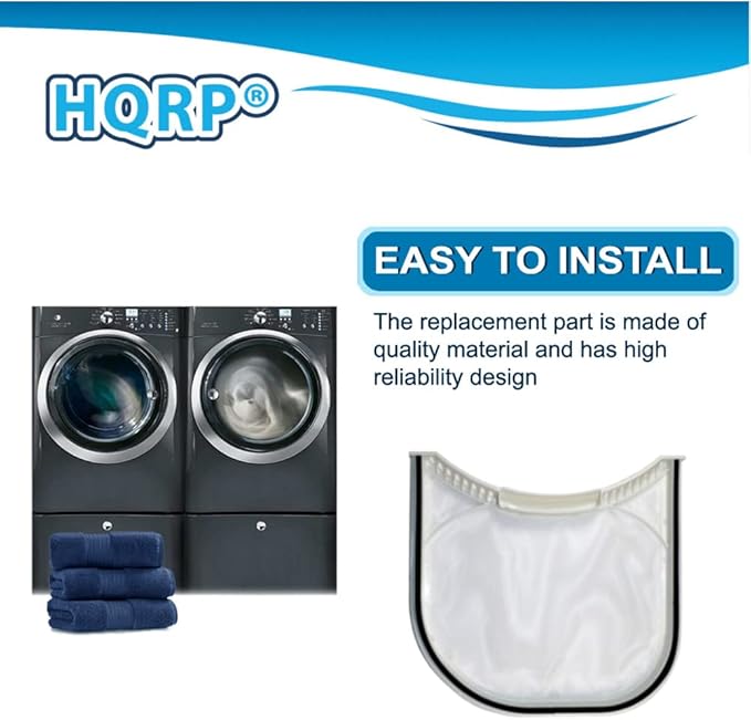 HQRP Dryer Lint Screen Filter Assembly compatible with LG DLE2050W DLG2051W DLE2101W DLG2102W DLE2240W DLE2250 DLG2251 DLE2301R DLG2302R DLE2301W DLG2302W Dryers