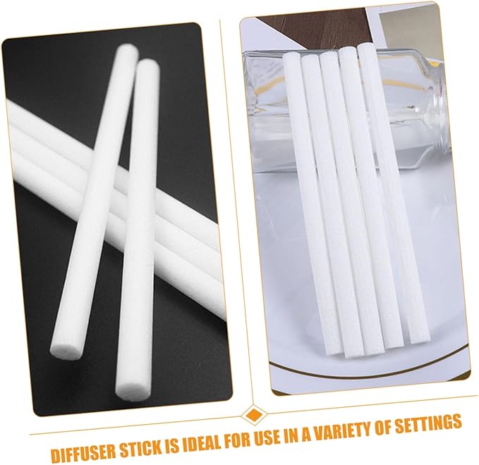 Cabilock 50pcs Humidifier Cotton Swab Aroma Oil Diffuser Sticks Absorbent for Car Home Travel - AquaVibe