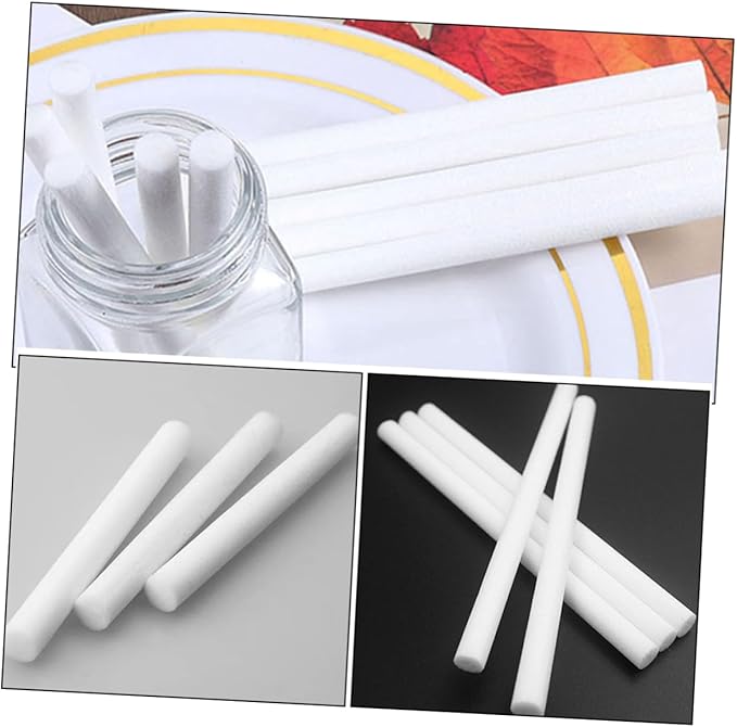 50pcs Fiber Diffuser Sticks for Humidifiers Scented Oil Aroma Replacement for Essential Oils and Fragrance Diffusion for Aroma Lovers - AquaVibe