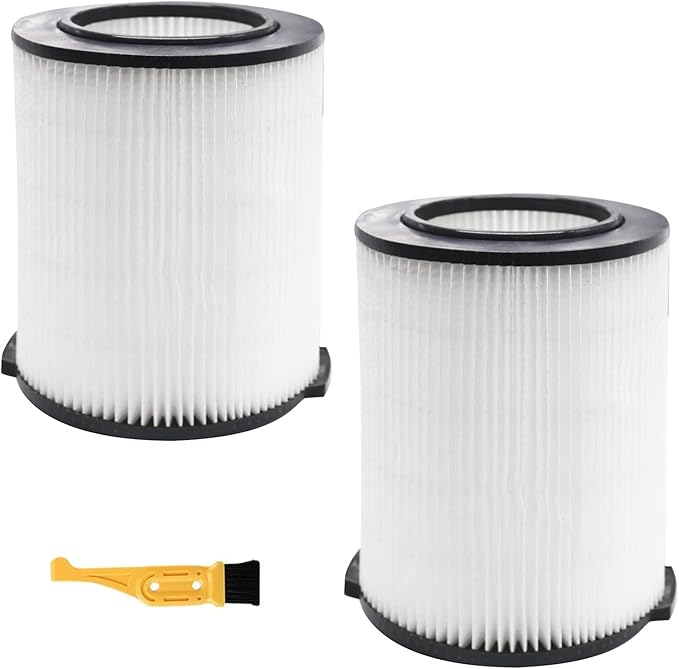 2 Pack VF4000 Replacement Filter for Shop Vac Wet Dry Vacuums 5-20 Gallon 72947 & for Husky 6-9 Gallon Vacuum Cleaners, Compatible with Rigid RV2400A WD5500 WD0671 WD1270 RV2600B WD06700 WD09450 - AquaVibe