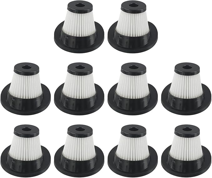 Cordless Vacuum Cleaner Washable Replacement Filters, For VacLife VL188 And VL189(10 PACK) - AquaVibe
