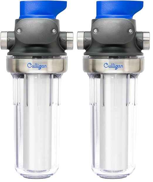 Culligan WH-S200-C Whole-House Sediment Water Filtration System, Clear (Pack of 2)
