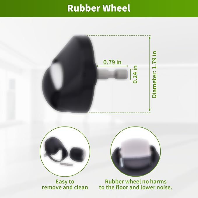 Replacement Parts accessories for Roomba i1+ i7 i7+ i3+ i4+ i6+ i8+/PlusJ7+ E5 E6 E7 I E& J Series Vacuum,3 set Roller Brushes,8 Filters, 8 Side Brushes,1 Caster Wheel (Plastic) - AquaVibe