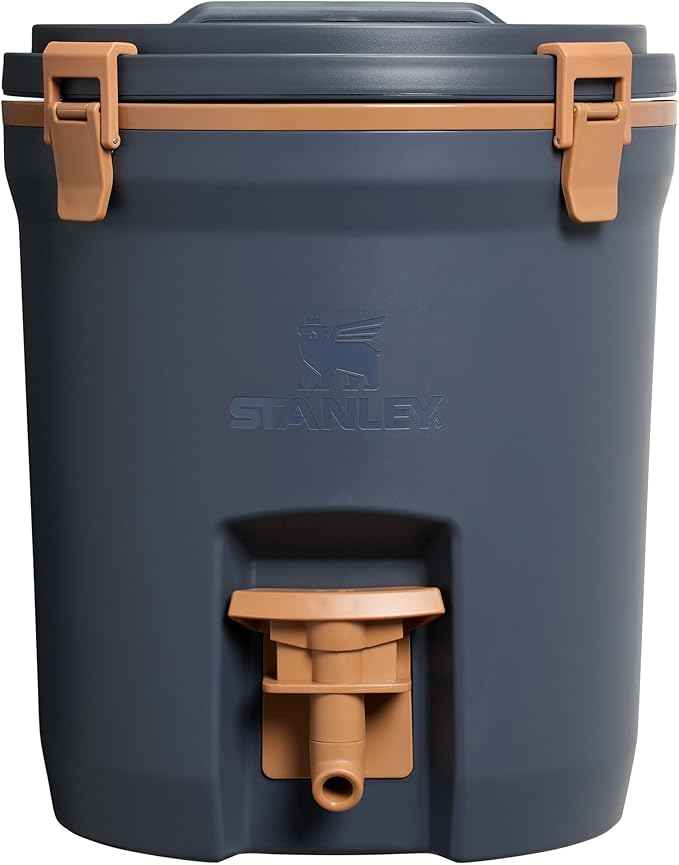 Stanley Adventure Fast Flow Water Jug 2 Gallon | Leakproof Ice Water Dispenser | Insulated Beverage Cooler | Easy Pour Spigot and Latched Foam Lid | BPA-Free