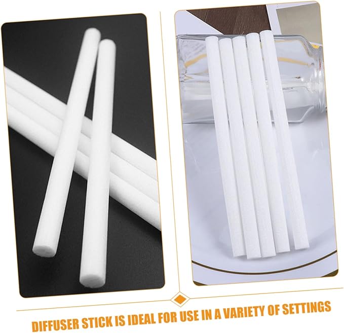 PRETYZOOM 150pcs Fragrance Diffuser Sticks Humidifier Wicks for Absorbent Fibers for Home Car and Office Use - AquaVibe
