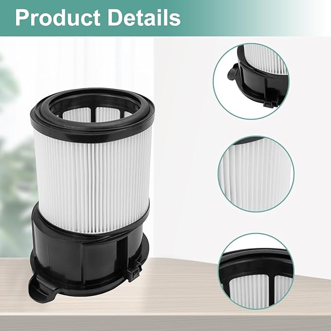 HEPA Filter Replacement for Shark IP3251 IP3251C IP3252 IP1251 IP1250 IP1251C IP1255QCP IP1255QNV IP1255QPR IP1255QTL IP1255QMG Vacuum Cleaner, 1 Filter 3 Filter Cotton - AquaVibe