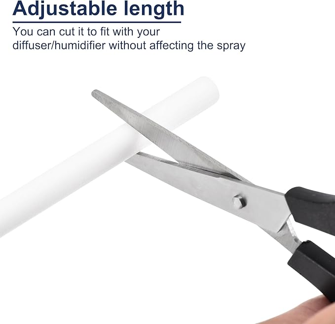 uxcell 12pcs Humidifier Cotton Stick, 7 x 180mm Refill Sticks Filter Replacement Wicks, Humidifier Filter Cotton Refill Travel Mini Humidifier Filters Sticks