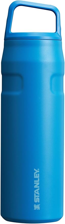 Stanley IceFlow Cap and Carry Water Bottle | Wide Mouth Twist Lid | Lightweight & Leakproof for Travel & Sports | Insulated Stainless Steel | BPA-Free