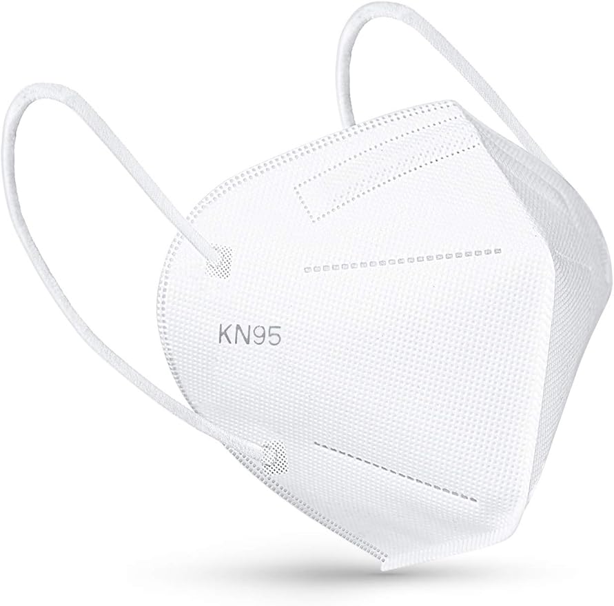 Boncare KN95 Face Mask 30 PCs, 5-Layer Face Mask for Men & Women, Updated Breathable, Comfortable (White) - AquaVibe