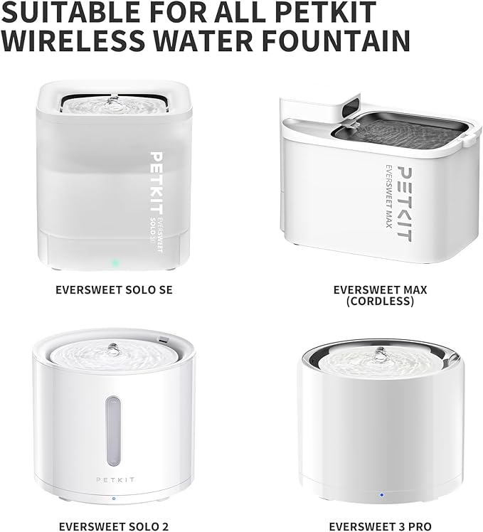PETKIT Replaced Foam Filters for Eversweet Max/Eversweet 3 Pro/Solo 2/Solo SE Wireless Pump Pet Water Fountain,15 Pieces/Pack,Replacement Pump Filter