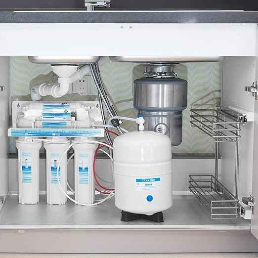 Geekpure 6-Stage Reverse Osmosis RO Drinking Water Filter System with Alkaline pH+ Filter-75 GPD