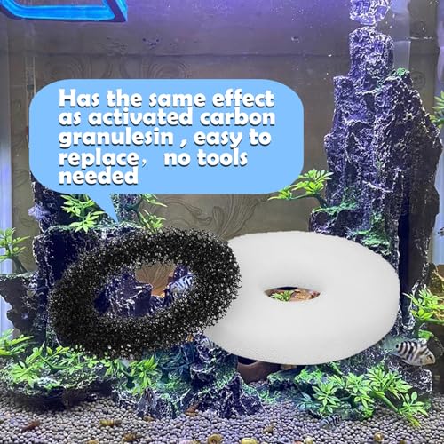 Foam and Carbon Rings Filter Replacement Compatible with Biorb Aquariums