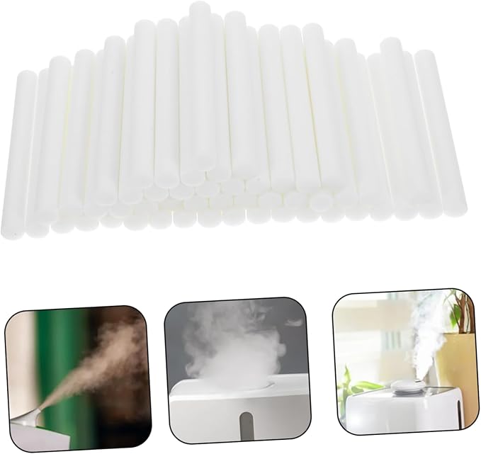 50pcs Essential Oil Diffuser Sticks Humidifier Filters Replacement Wick Fragrance Diffuser Wands for Car Home - AquaVibe