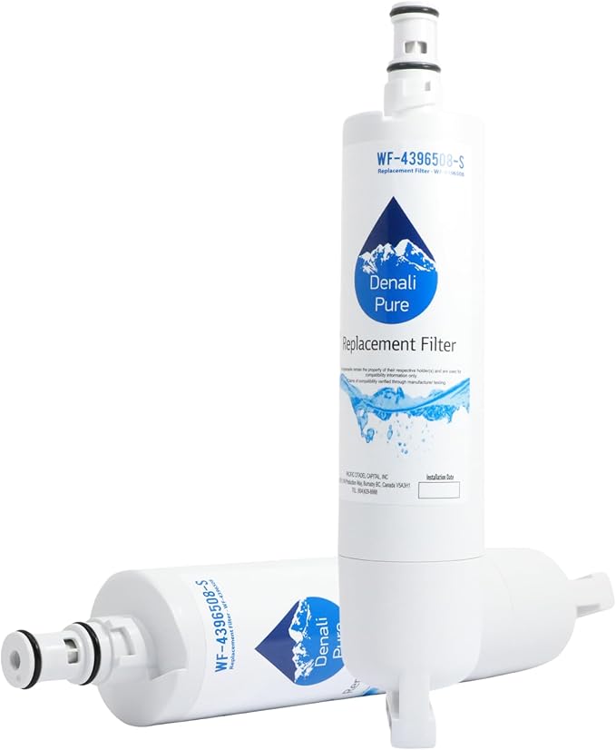 Replacement for for Estate TS25AFXKQ03 Refrigerator Water Filter - Compatible with with Estate 4396508, 4396510 Fridge Water Filter Cartridge