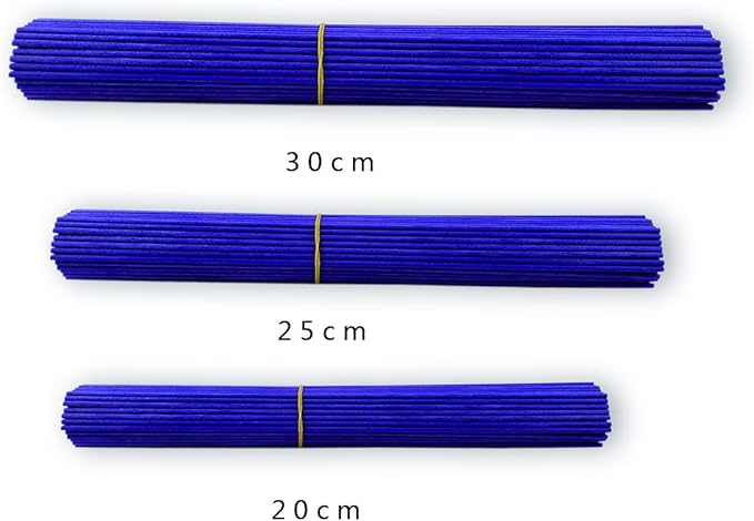 100 Pieces Fiber Reed Diffuser Replacement Refill Sticks (8" x 3mm, Purple) - AquaVibe