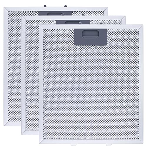 HR Huare W10169961A Aluminum Hood Filter for Whirlpool 10.5x12'' 3Pack (3 Count)