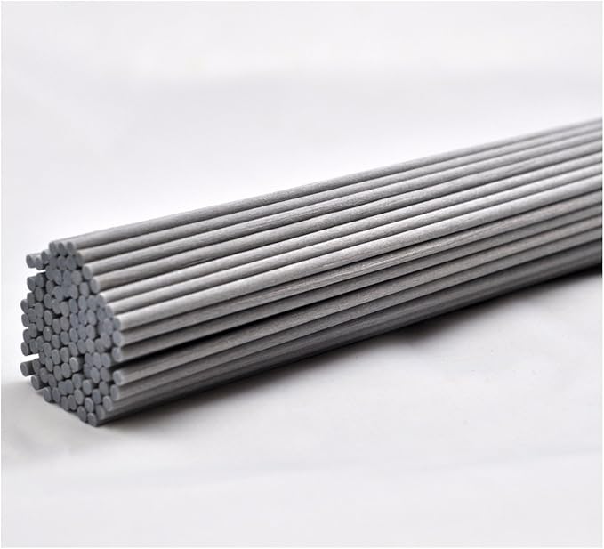 50 Pieces Fiber Reed Diffuser Replacement Refill Sticks for Aroma Fragrance (Gray, 10" x3mm) - AquaVibe