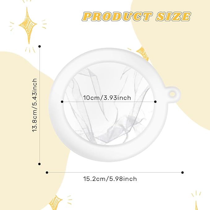 8 Pcs 200 Mesh Filter Plastic Mesh Sieve Food Filter Strainer Sieve for 5 Inch Kitchen Funnel Filtering Juice Coffee Milk Yogurt