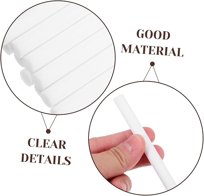 50Pcs Diffuser Sticks Replacement Wicks for Humidifiers Fragrance Diffusers Absorbent Cotton Filter Sticks for Home Car Use - AquaVibe