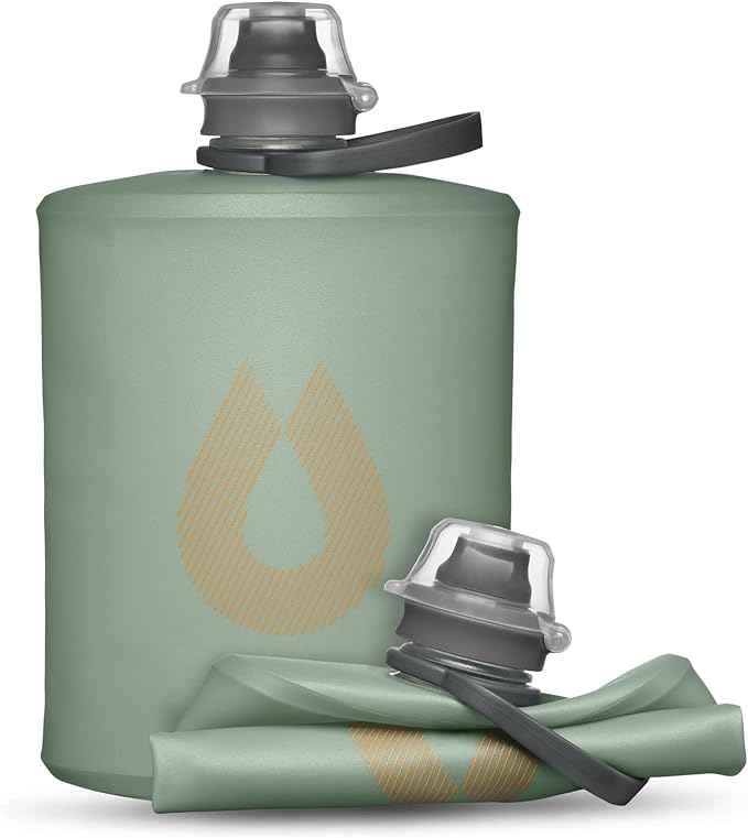 HydraPak Stow Collapsible Water Bottle – 350ml, 500ml, 1L – Ultralight, Leak-Proof, BPA-Free, Filter Compatible Travel & Hiking Flask