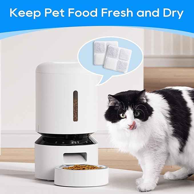 16 Pack Pet Food Desiccant Bag Compatible with Petlibro Automatic Cat Dog Feeders, PLAF001, PLAF002, PLAF101, PLAF005, PLAF006, Upgrade Packets Keep Pet Food Dry and Fresh