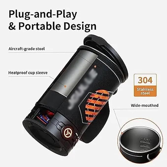 Popcorn Maker Machine Popcorn Maker Fast Boiling Hot Water Coffee Tea Portable for Travel Food Cooking Possible at Hotel and Turns