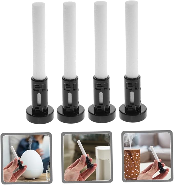 HEALLILY 4sets Humidifier Cotton Holder Base Replacement Wicks Plastic Support Portable Humidifiers Cotton Filter Sticks - AquaVibe