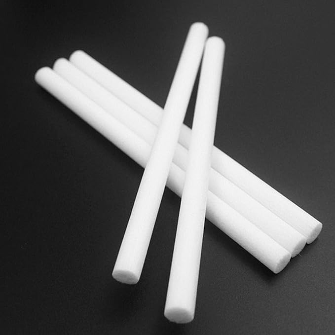 50pcs Diffuser Sticks Absorbent Fiber Wicks for Humidifiers Replacement Filter for Essential Oils Portable and Easy to Use for Home Travel and - AquaVibe
