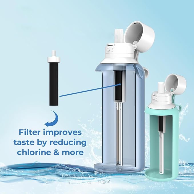 Water Bottle Filter Replacement for Brita BB06 Compatible with Brita Hard Sided and Sport Bottle Filter – BPA Free (10A Packs)
