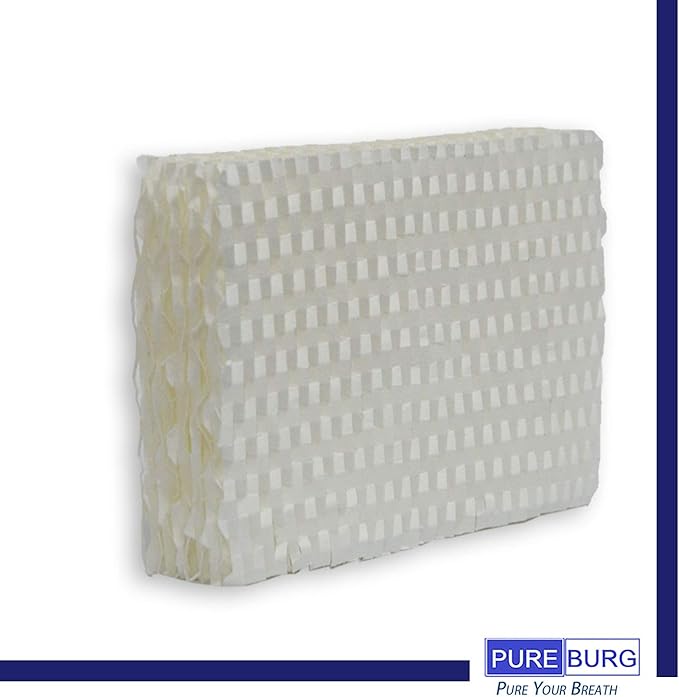 PUREBURG WF813 Humidifier Wick Filters Compatible with Relion WF813 Relion RCM832 RCM832N RCM-832N DH832 DH-832 Duracraft DH-830 Honeywell HC832 Robitusin DH-832 ProCare PCCM-832N AC813,4-Pack